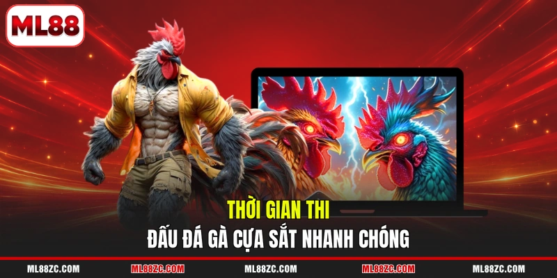 Đá Gà Cựa Sắt - Đặt Cược Dễ Dàng, Rinh Quà Cực Khủng 3 Thời gian thi đấu đá gà cựa sắt nhanh chóng